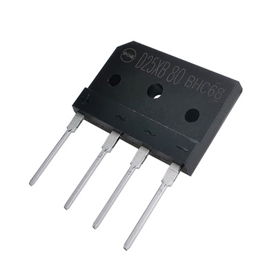 (3只) D25SB80 D25XB80 DIP-4 25A 800V 单相整流桥电磁炉桥扁桥