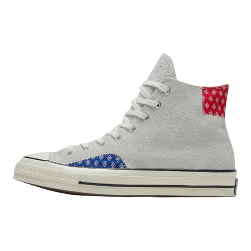 Converse匡威 1970S 男女高帮耐磨补丁拼接翻毛皮休闲板鞋166854C