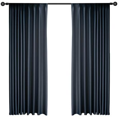 卧室100%遮光窗帘隔热客厅全避