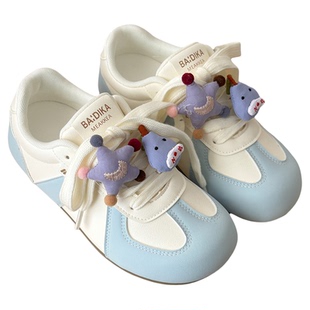 荔枝公园休闲百搭德训鞋女款2026新款春款女鞋软底板鞋学生运动鞋