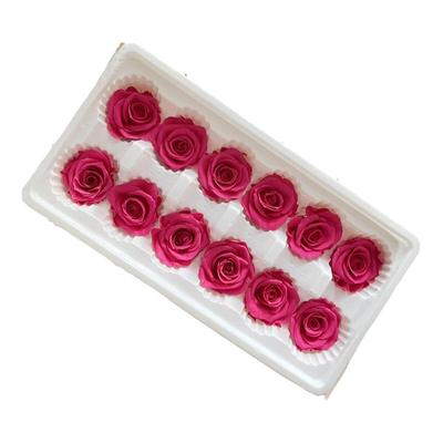 优质永生花玫瑰3-4cm整盒12朵装