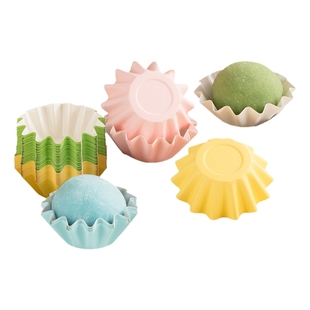 烘焙纸托雪媚娘小纸杯蛋糕底托一次性油纸托包装雪梅娘盒青团加厚