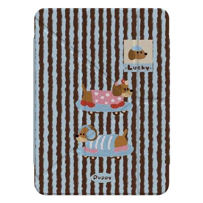 秋冬毛衣纹腊肠狗适用苹果平板壳