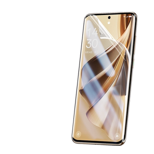 闪魔适用opporeno10钢化膜OPPOReno10Pro+手机膜reno10pro水凝膜新款曲面全屏全胶保护pro十覆盖贴不翘边壳