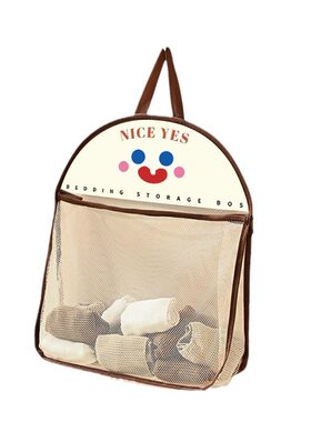袜子收纳挂袋门后装内衣的袋子网兜挂式布艺宿舍衣柜侧面侧边网袋