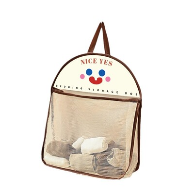 袜子收纳挂袋门后装内衣的袋子网兜挂式布艺宿舍衣柜侧面侧边网袋