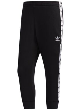 adidas串标运动休闲收腿七分裤