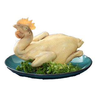 温氏食品广式白切鸡熟食粤菜广东白斩鸡美食手撕鸡开袋即食凉拌