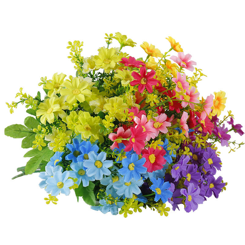 单支假花仿真花花束假花布艺花卉