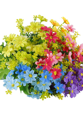 单支假花仿真花花束假花布艺花卉