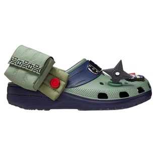 火影忍者联名Naruto x Crocs卡骆驰Classic Clog卡卡西洞洞鞋绿色