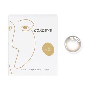 cokoeye美瞳半年抛大直径大基弧14.3自然款灰色COS漫画隐形眼镜
