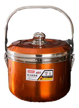 加厚家庭免煮锅锅趣味304不锈钢
