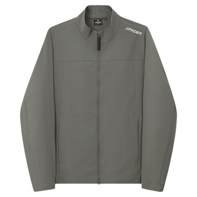 蜘蛛春夏男子半高领亲肤运动夹克