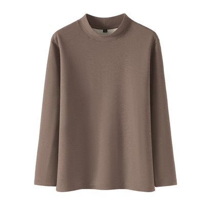 班尼路桑蚕丝羊毛男保暖打底T恤