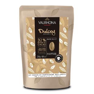 法芙娜原料法国进口烘培纯可可脂可零食度思金黄巧克力豆35%250克