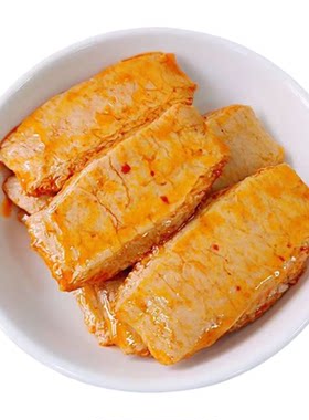 盐津铺子手撕素肉素牛排休闲小吃食品好吃解馋烧烤卤香味美味零食
