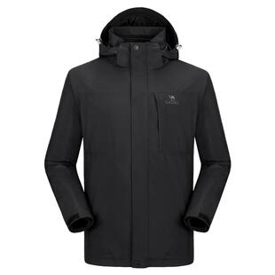 骆驼户外三防冲锋衣男女三合一羽绒服防水防风情侣外套进藏登山服