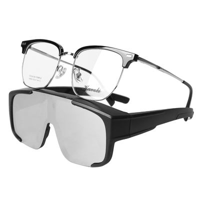 骑行护目镜可套近视防风沙紫外线