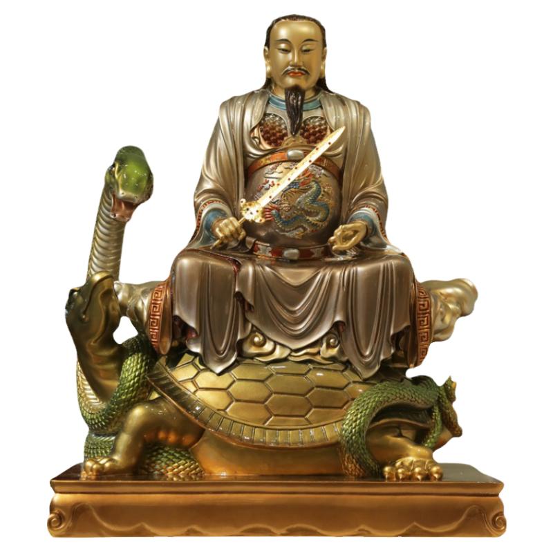 真武大帝神像玄武纯铜玄天北帝像