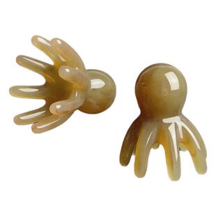 章鱼八爪梳子头部头疗经络疏通按摩爪宽大齿梳拨筋棒刮痧洗头神器