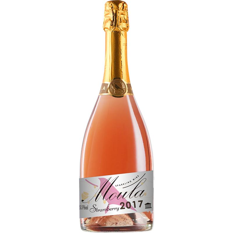 慕拉莫斯卡托草莓味起泡酒香槟