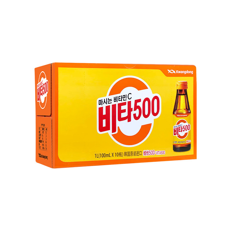 维他500苹果味饮品韩国进口维C