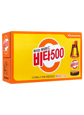 维他500苹果味饮品韩国进口维C