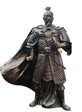 上西岳书李靖衡公兵法唐朝将军事家园林景区广场文化景观石雕摆件