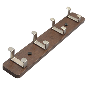 衣服挂钩创意墙上门后挂勾壁挂衣帽架实木挂衣钩卧室墙壁挂衣架