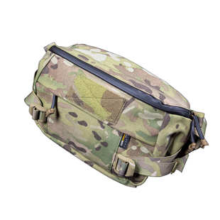 MEERKAT米尔卡叶猴8L战术迷彩通勤斜跨腰包单肩迷彩户外胸包