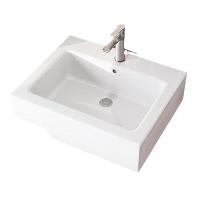 箭牌简约台上盆方形洗手盆单盆