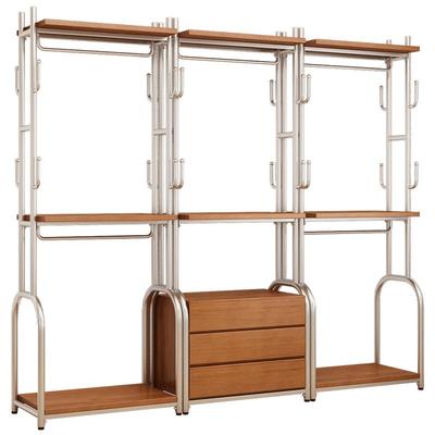 南辉简约金属衣柜衣帽间
