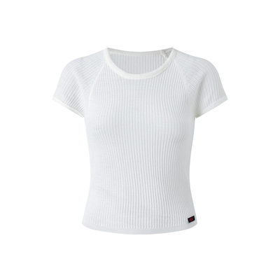 ARTIFICIALWORLD薄款插肩毛衫T