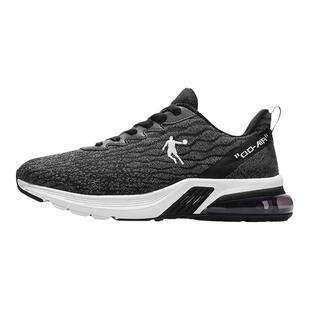 中国乔丹气垫运动鞋男2026秋季网面透气跑鞋轻便简约男鞋耐磨鞋子