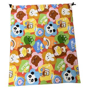 纯布收纳袋装衣物的收口可水洗被子袋子抽绳束口内衣内裤袜子布袋