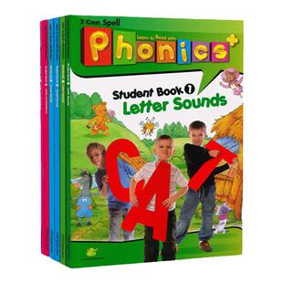 原装进口幼儿英语启蒙自然拼读教材新版 super phonics+1-2-3初级入门英语字母拼写发音phonics自然拼读教材0基础3-6-9岁英语口音