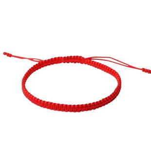 原创手工编织绳平安结手绳红绳本命年情侣男女定情信物手串平结
