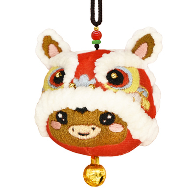 平安福手工diy刺绣生肖挂件香包