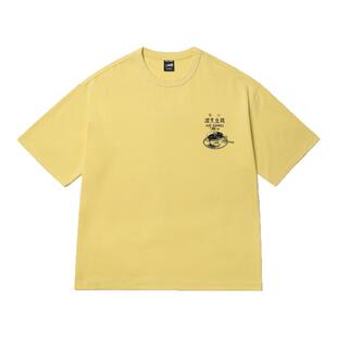 SUPERTOFU玩味镜像图案 涩魂豆腐 250g新疆长绒棉短袖T恤 SS25