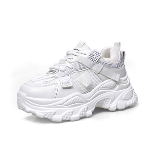 老爹鞋女款2026新款厚底小个子增高鞋子今年流行爆款网面运动鞋