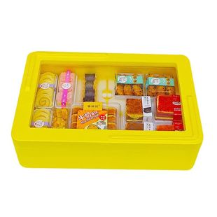 提拉米苏专用EPP保温箱透明盖商用摆摊泡沫箱甜品慕斯蛋糕冷藏箱