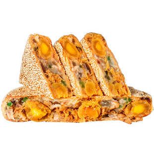 桥墩镇月公公大月饼温州特产鲜肉蛋黄肉松老式五仁手工芝麻网红脆