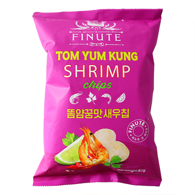 FINUTE冬阴功黑胡椒味虾片