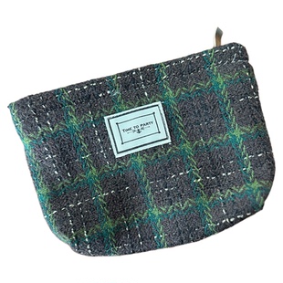 日韩复古花朵姨妈巾小布袋子小号化妆袋便携口红气垫零钱收纳包