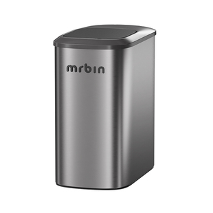麦桶桶意式卫生间感应垃圾桶智能电动带盖不锈钢厕所窄缝酒店专用
