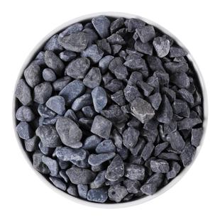 50斤灰黑色砾石水洗石日式庭院园艺造景鹅卵石碎石子铺路青小石子