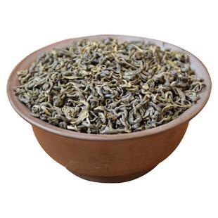 春节年货云南梁河回龙茶明前茶一芽二叶炒青绿茶栗香散装特级耐泡