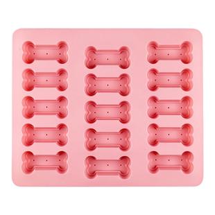 食品级硅胶骨头造型做饼干狗狗零食可蒸米糕法式点心蛋糕烘培模具