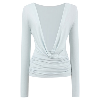 Soote Season 原创韩系天丝条纹荡领抹胸两件套莱赛尔罩衫上衣